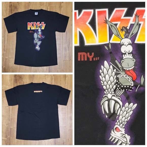 Delta Other - Vtg Delta KISS MY A** T-shirt